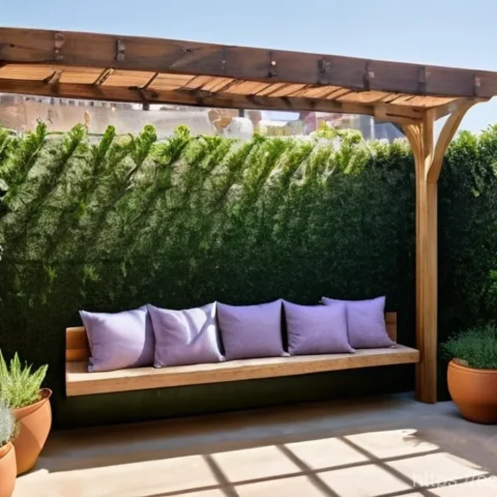 옥상 정원 설계 시 필수 도구 - **Prompt:** A serene and vibrant rooftop garden oasis nestled atop an urban building in a Spanish ci...